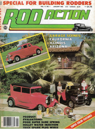 ROD ACTION 1982 JAN - HOLLEY WATER INJ, TRICK SPARK PLUG WIRES, SLIDE SPRING